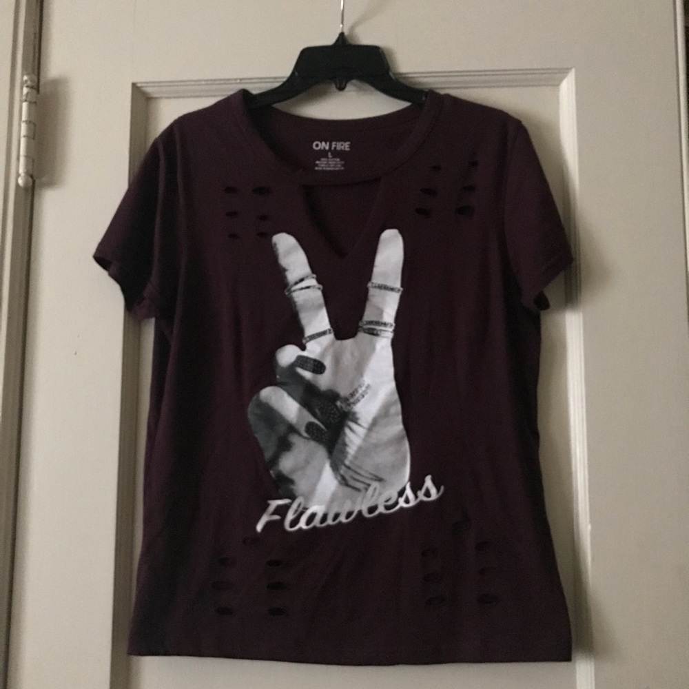 Flawless On Fire  tee